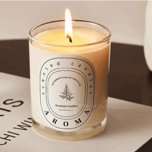 Gilded Night · Black & Gold Geometric Art Scented Candle