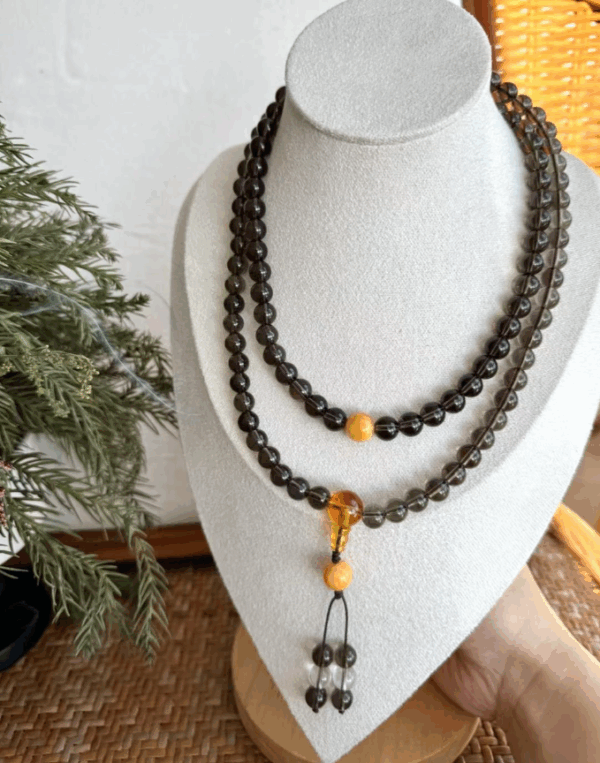 Chaplet: 108 Smoky Quartz D109