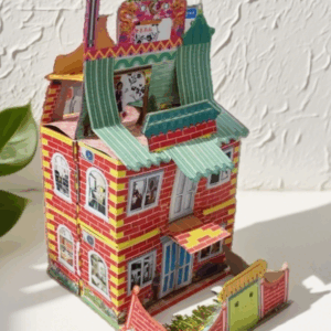 H91 Traditional paper art houses