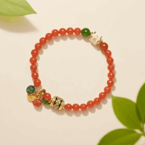 H32 Beaded bracelet: Dragon Gold