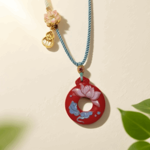 H36 Hehe Meimei Cinnabar Plaque.
